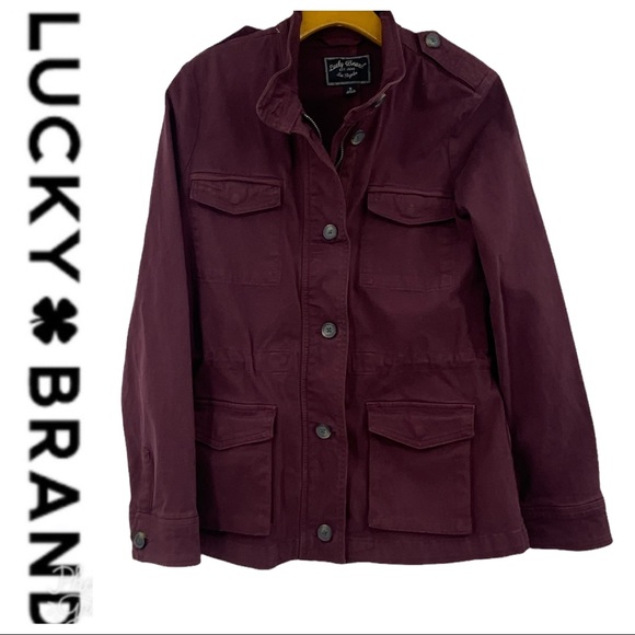 COPY - 💕SALE💕 Lucky Brand Burgundy Cargo Jacket - Picture 4 of 8